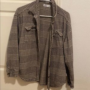 thick oversized flannel from hollister
